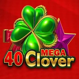 40 Mega Clover game by Amusnet Interactive – logo hosted on Spinshark Casino