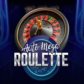 Auto Mega Roulette logo by Pragmatic Play at Spinshark Casino