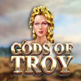 Gods of Troy logo by Red Tiger Gaming at Spinshark Casino