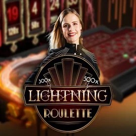 Lightning Roulette logo by Evolution Spinshark Casino